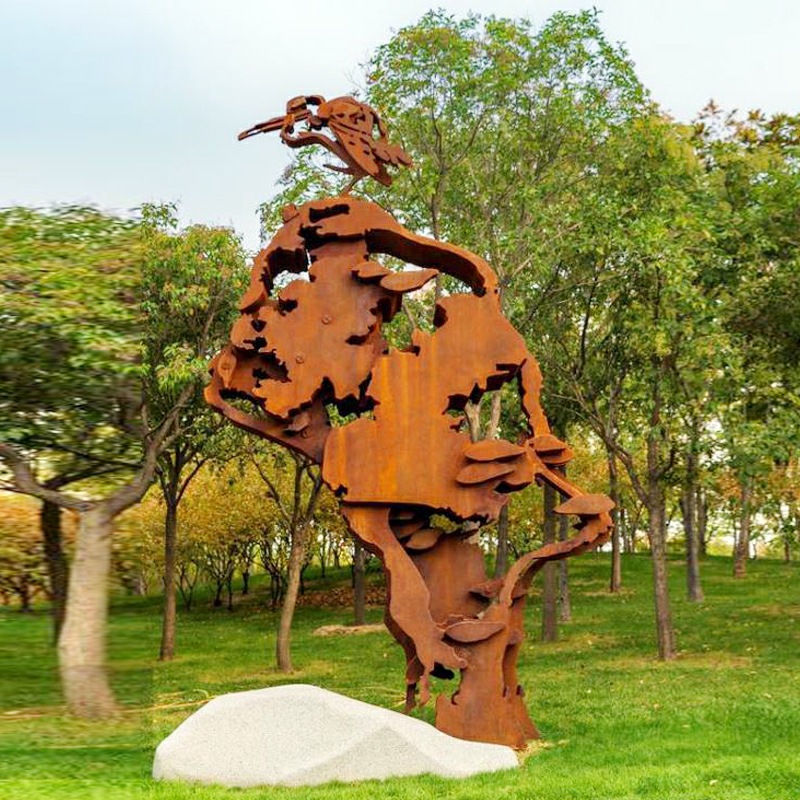 板桥镇耐候钢雕塑