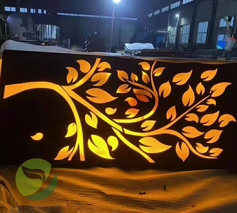 板桥镇耐候钢板灯箱