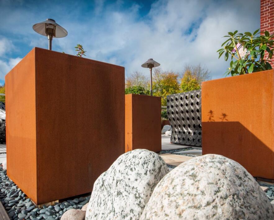 板桥镇锈钢板花箱